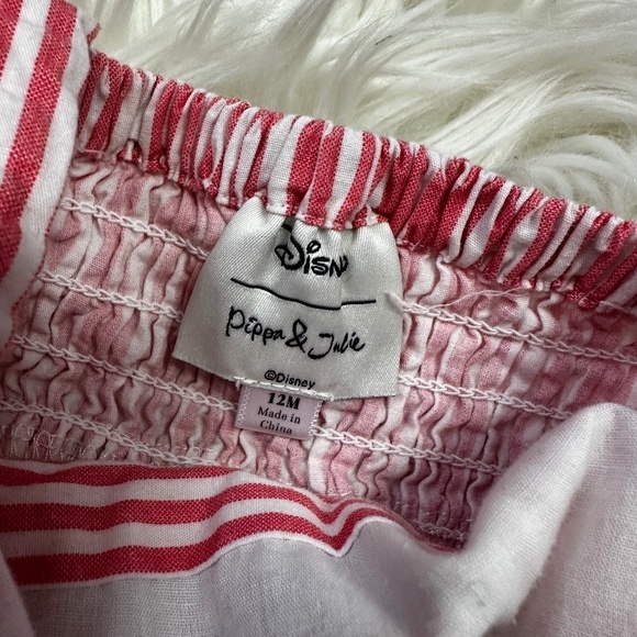 Pippa & Julie Minnie Mouse striped romper size 12 months // 2807 - Picture 3 of 3